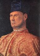 BELLINI, Giovanni Portrait of a Condottiere (Jacopo Marcello)  yr6 oil